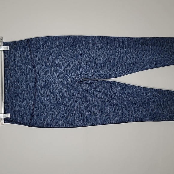 T by Talbots size SP small Petite animal print heather blue leggings - Picture 2 of 9